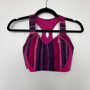 Brooks, High Impact Sports Bra, Pink Pattern, gently used